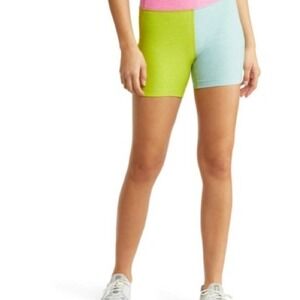 Outdoor Voices Bike Short 5" Short in  Bubblegum/Peridot/Caribbean New Size‎ XXS